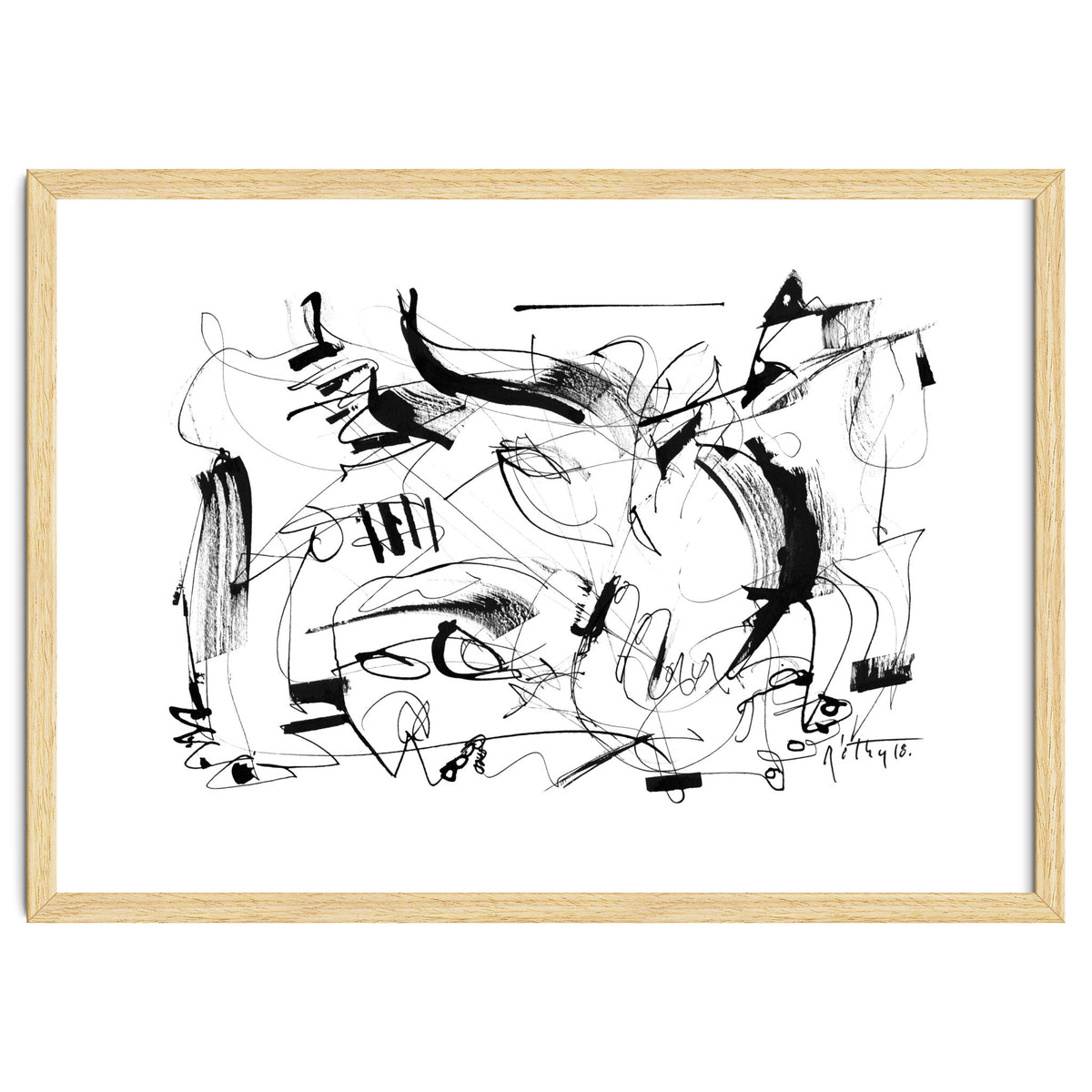 Crushed by a Bull - b&w