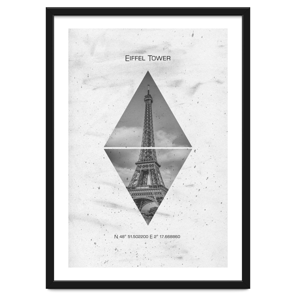 Coordinates PARIS Eiffel Tower