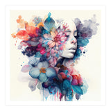 Watercolor Tropical Woman #5 (Print Only) thumbnail