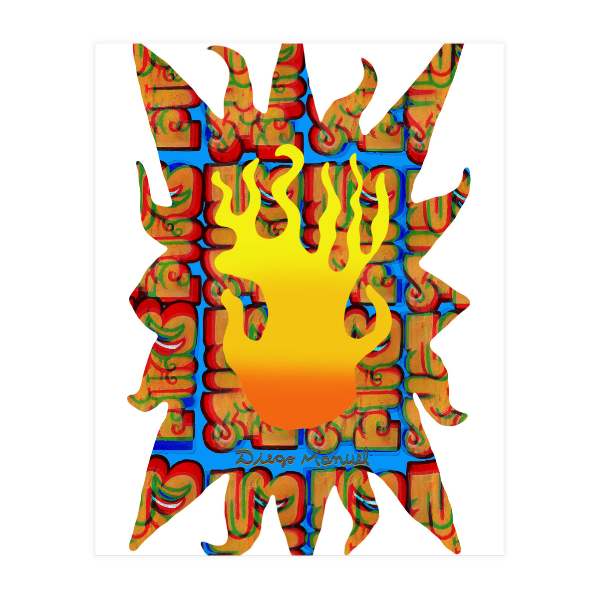 Fuego 2 Copia (Print Only)