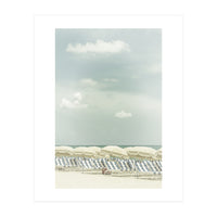 Vintage beach scene  (Print Only)