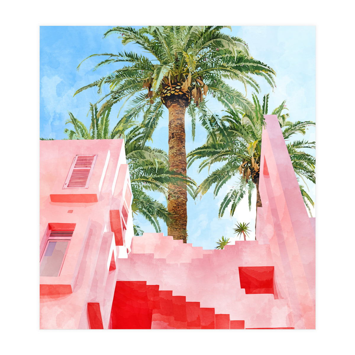 Pink Tropical (Print Only)