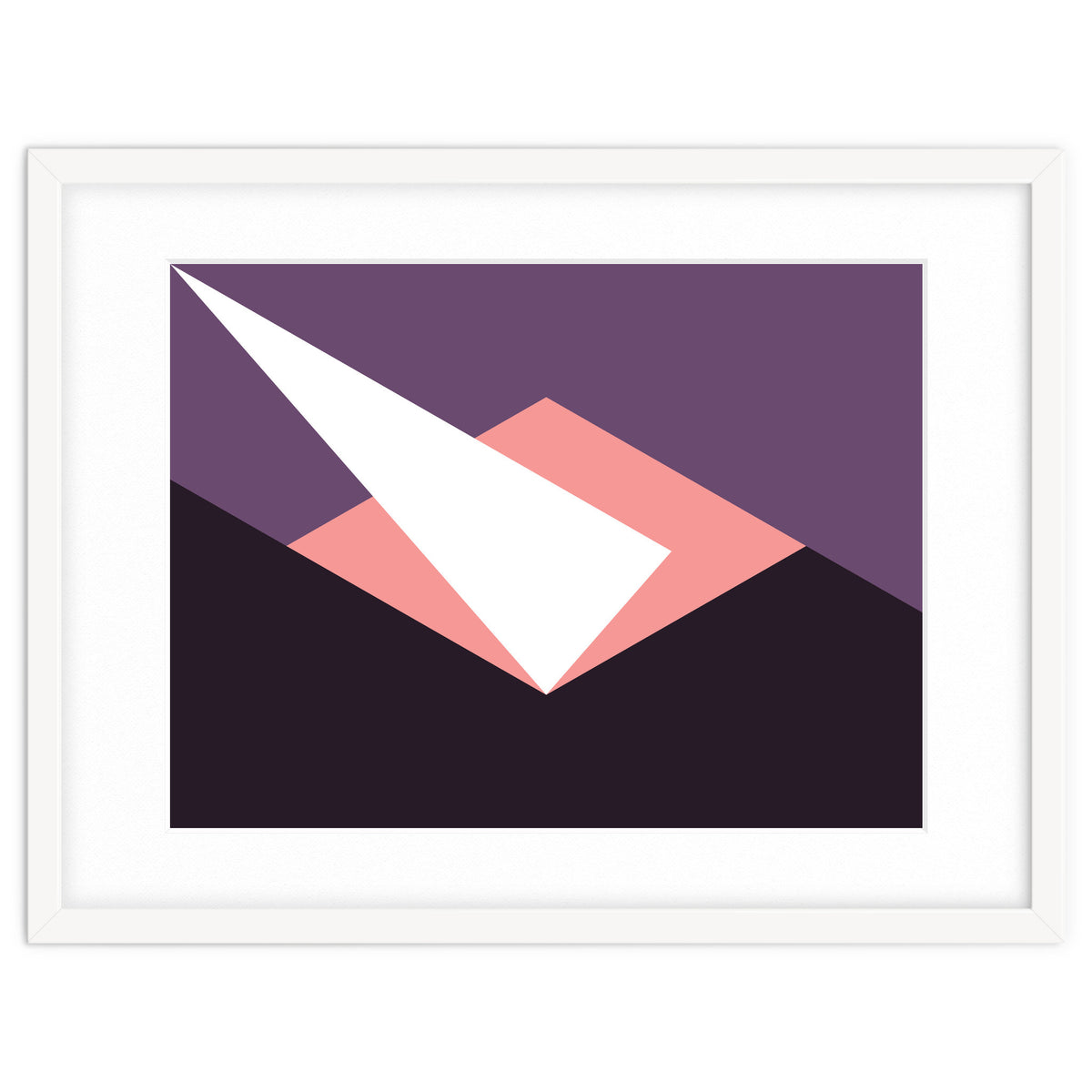 Geometric Shapes No. 59 - pink & purple