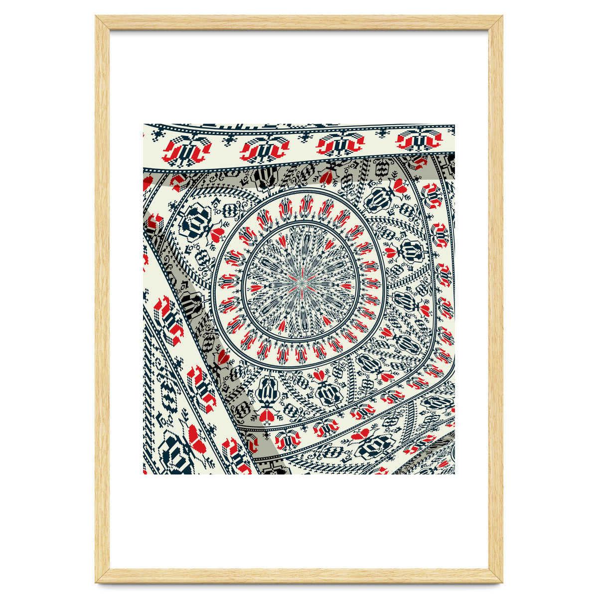 Romanian embroidery background 5