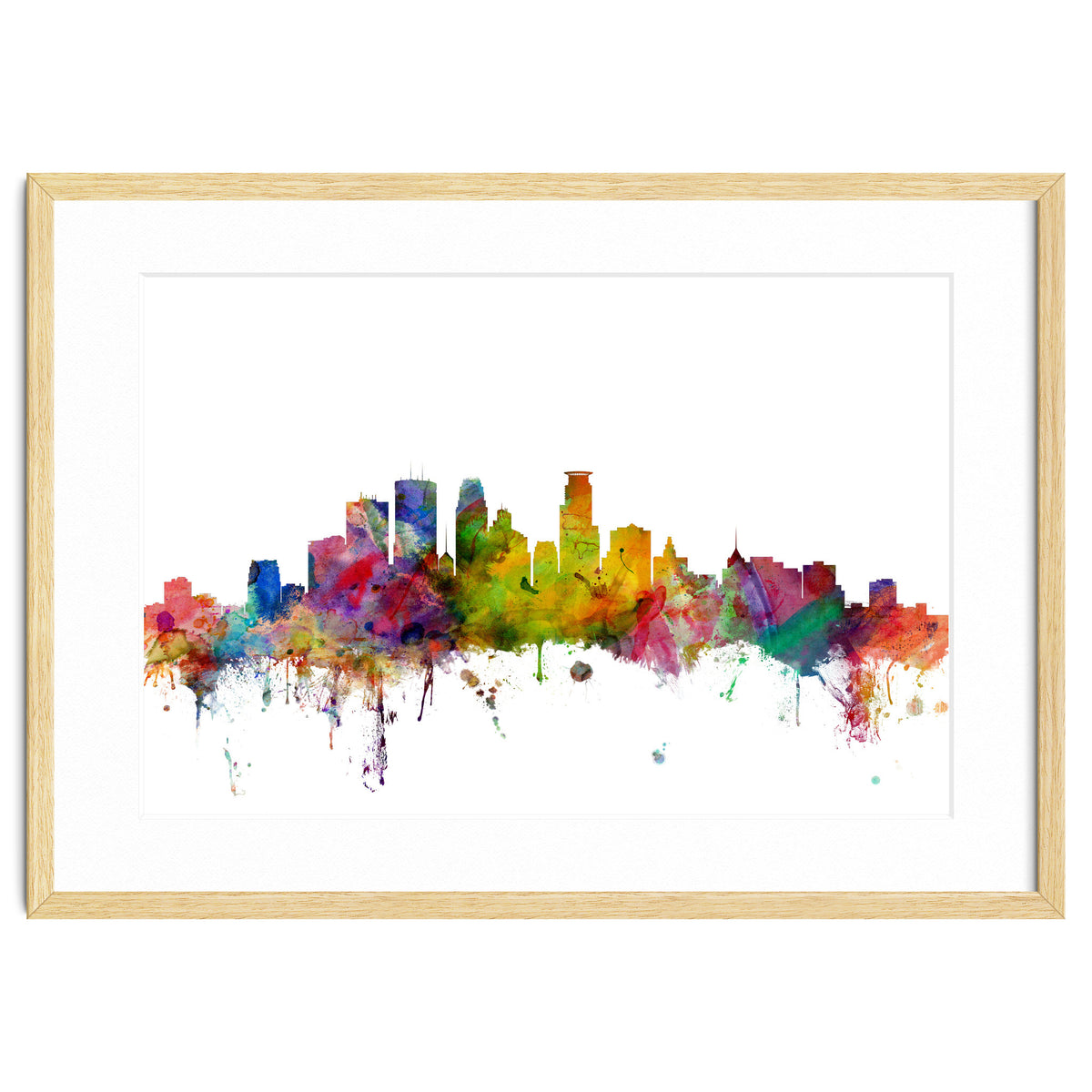 Minneapolis Minnesota Skyline