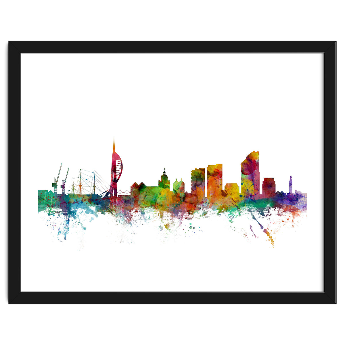 Portsmouth England Skyline