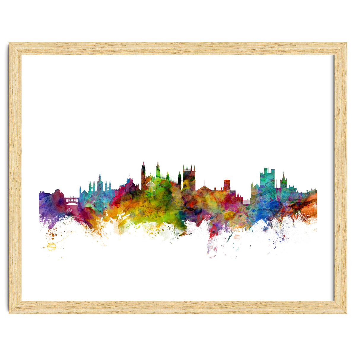 Cambridge England Skyline