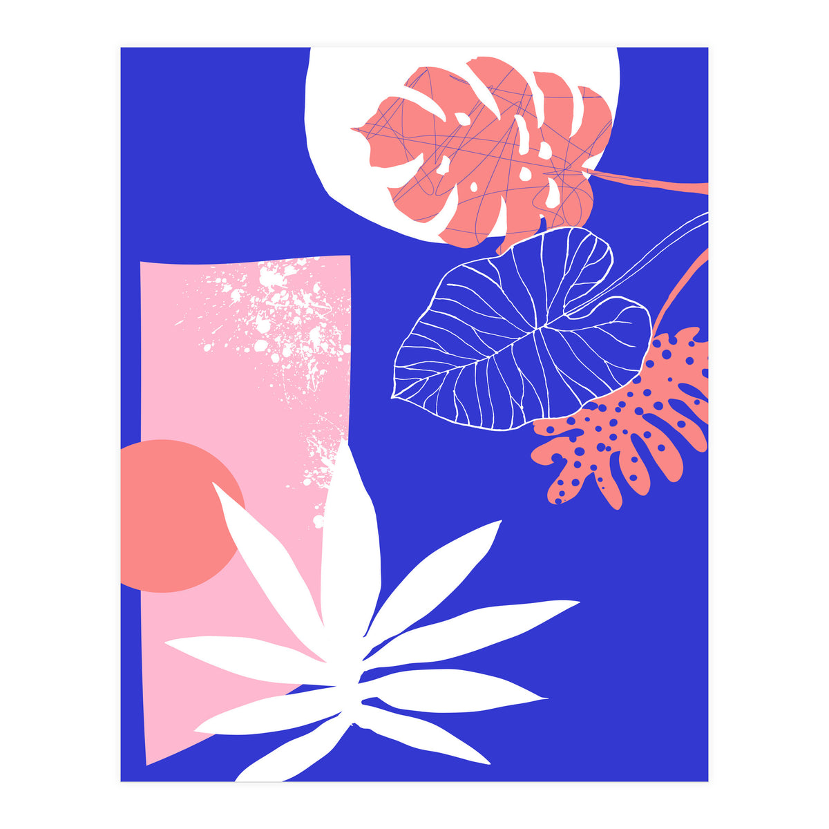 Pink And Blue (Print Only)