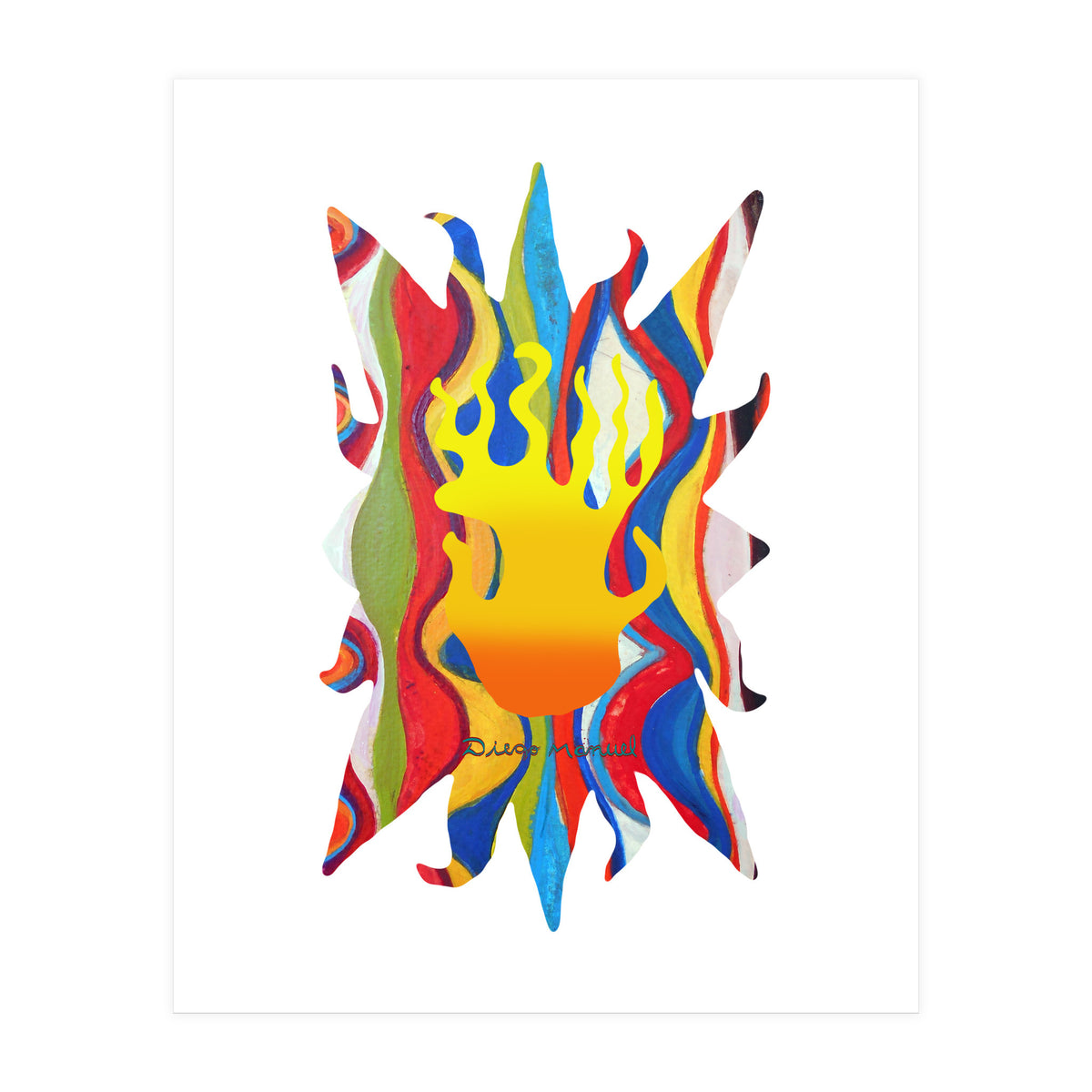 Fuego 10 Copia (Print Only)