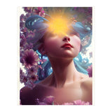 Vicky's Head In The Floral Clouds (Print Only) thumbnail