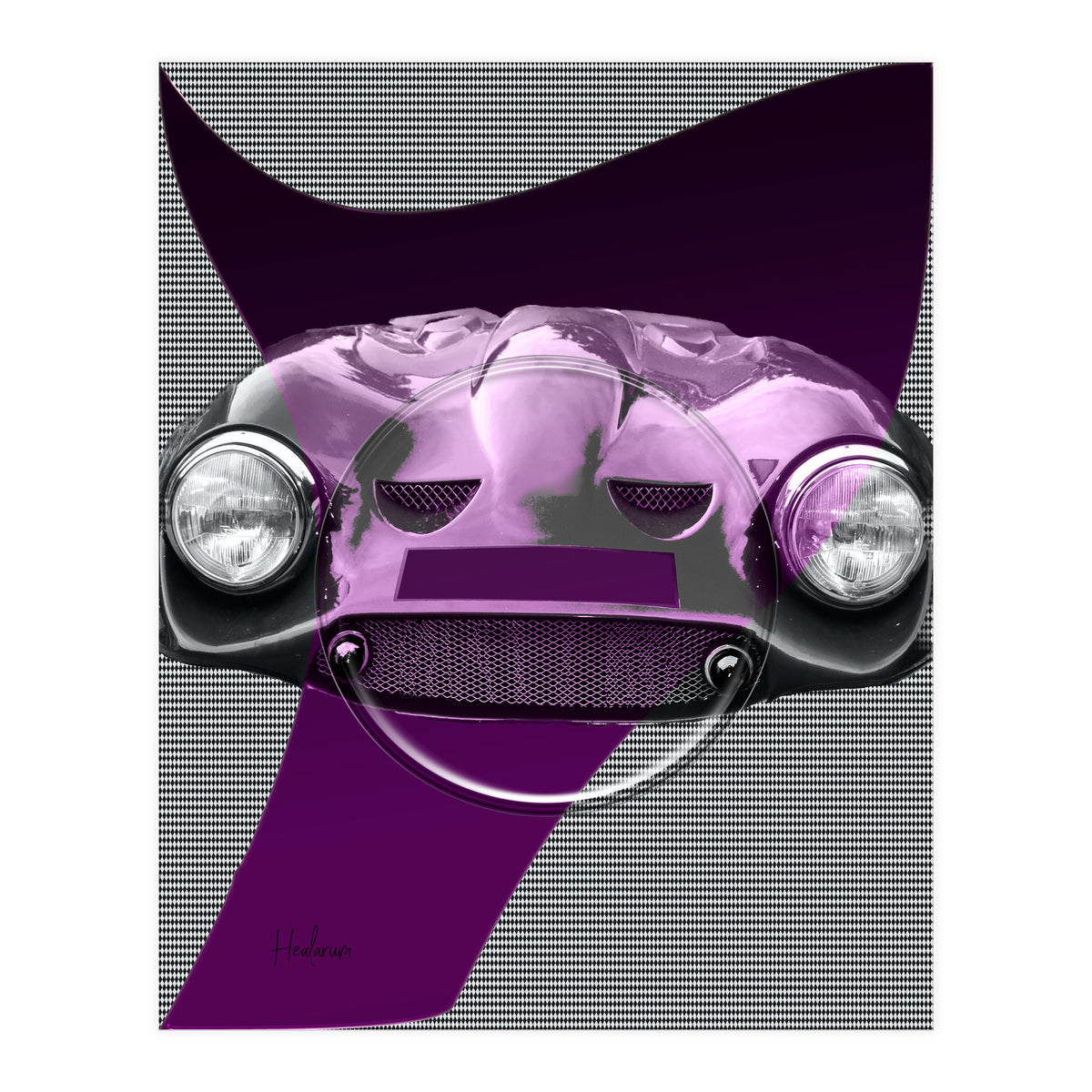 Emoji & Cars purple (Print Only)