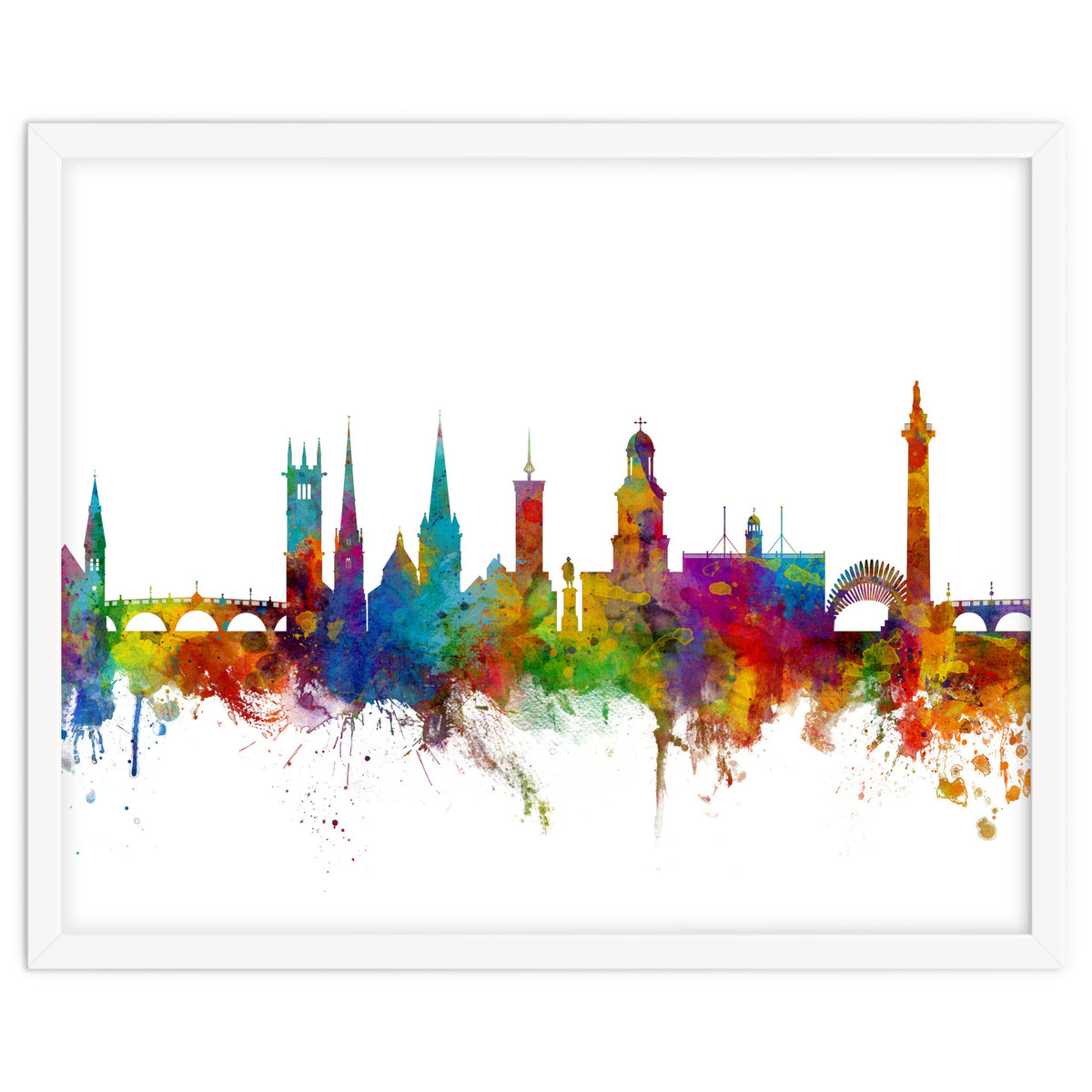 Shrewsbury England Skyline