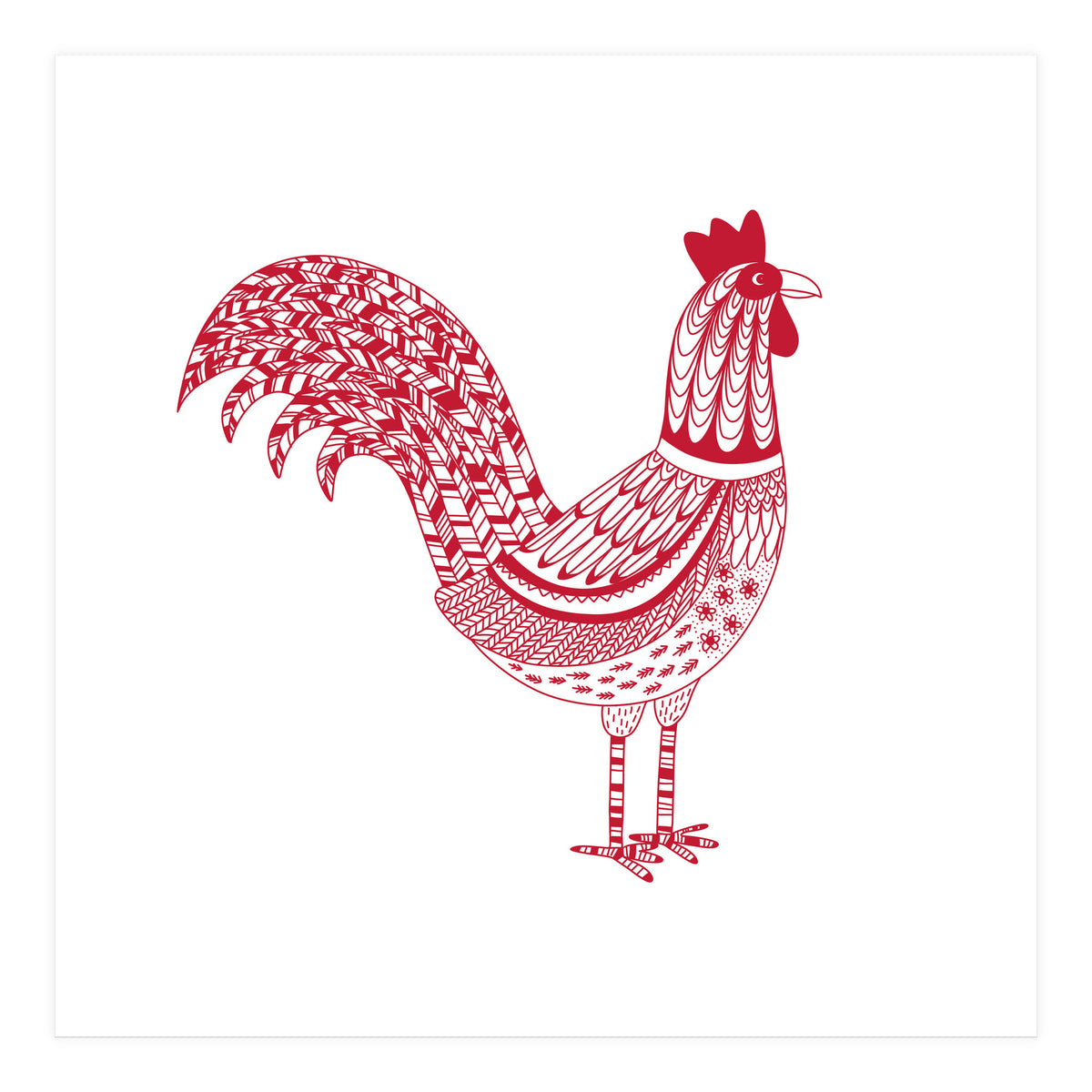 The Magnificent Rooster (Print Only)