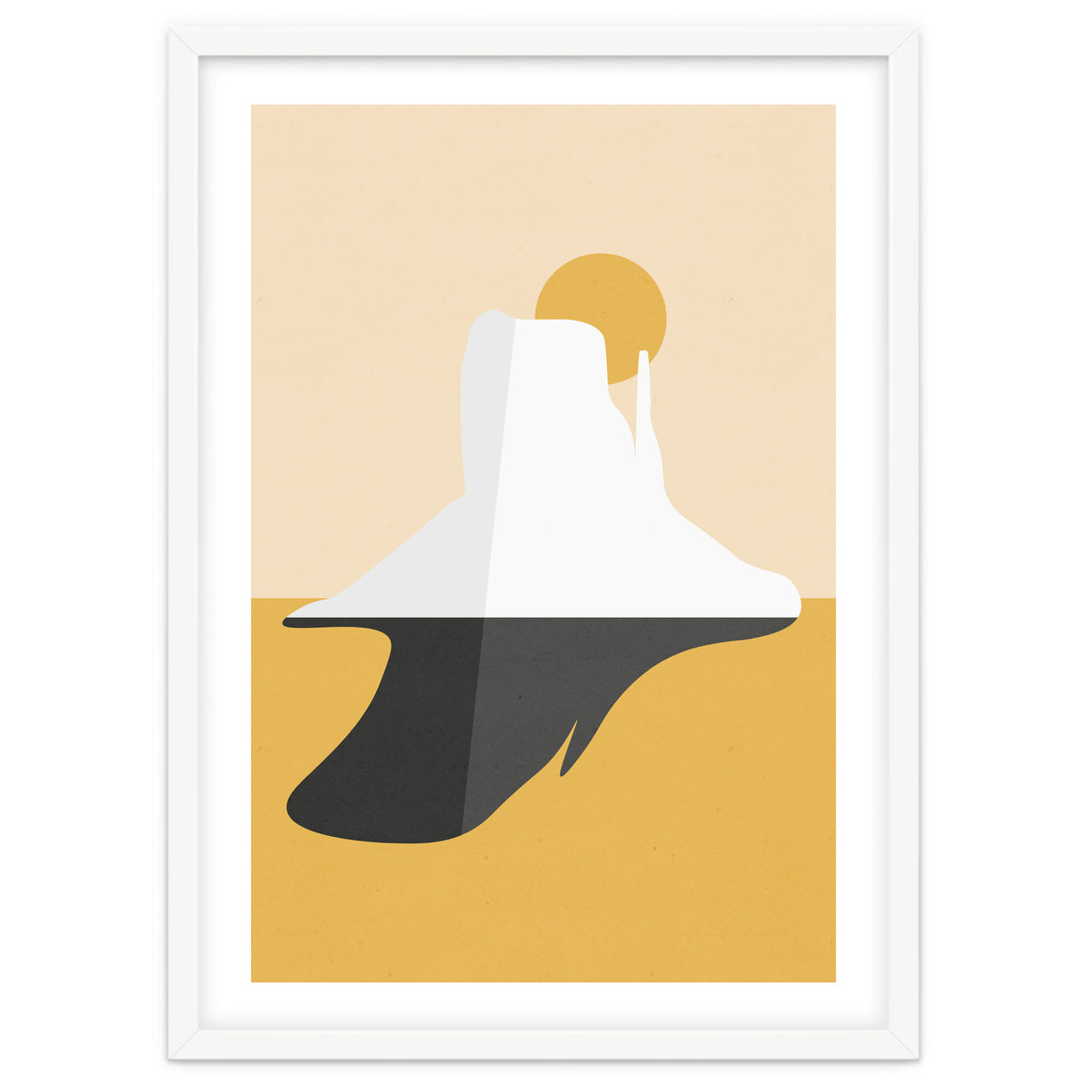 Abstract Mesa - Golden Desert