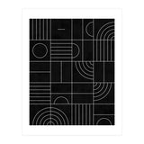 My Favorite Geometric Patterns No.27 - Black (Print Only) thumbnail