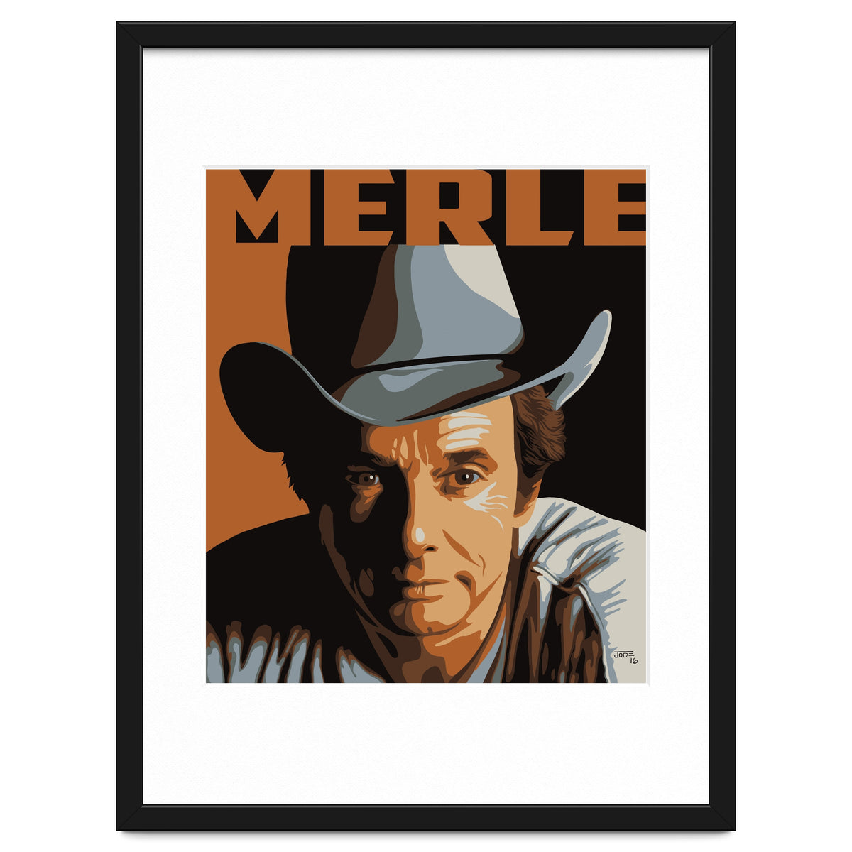 Merle Haggard Poster