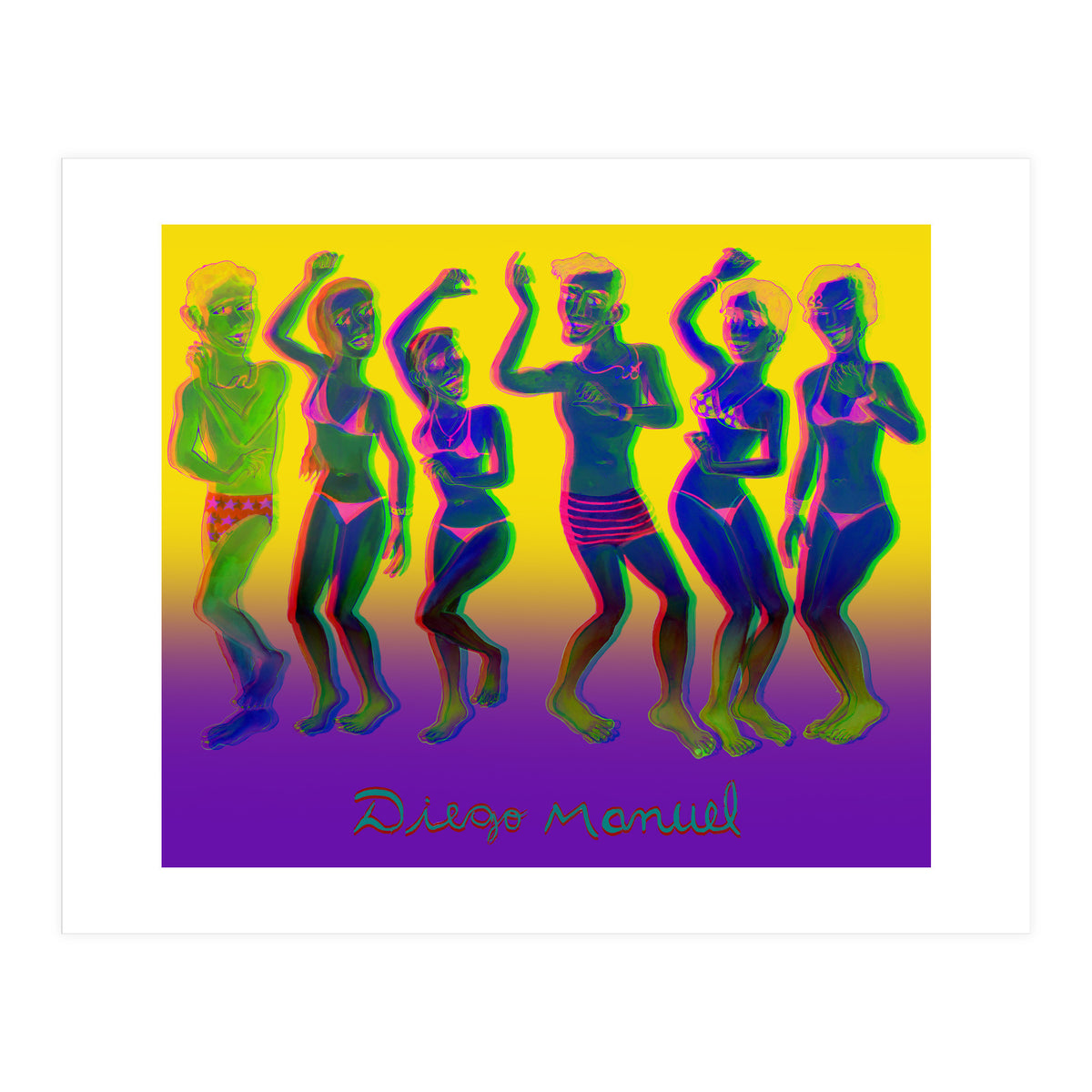 Playa Punta Mogotes 3d (Print Only)