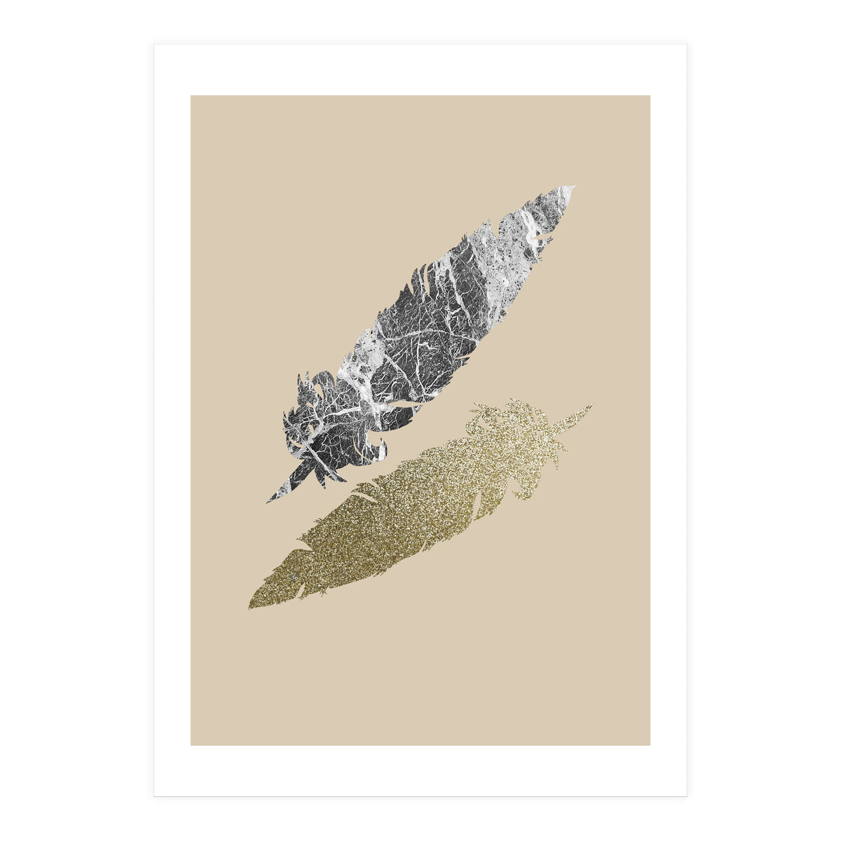 piuma oro (Print Only)