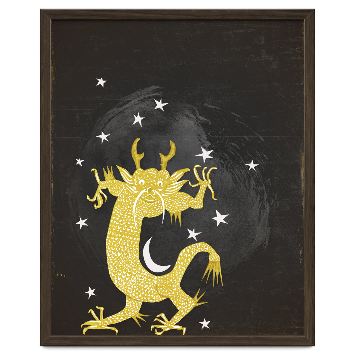 Vintage Cosmos: Golden Dragon