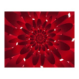 Abstract Modern Red Floral Design Art (Print Only) thumbnail
