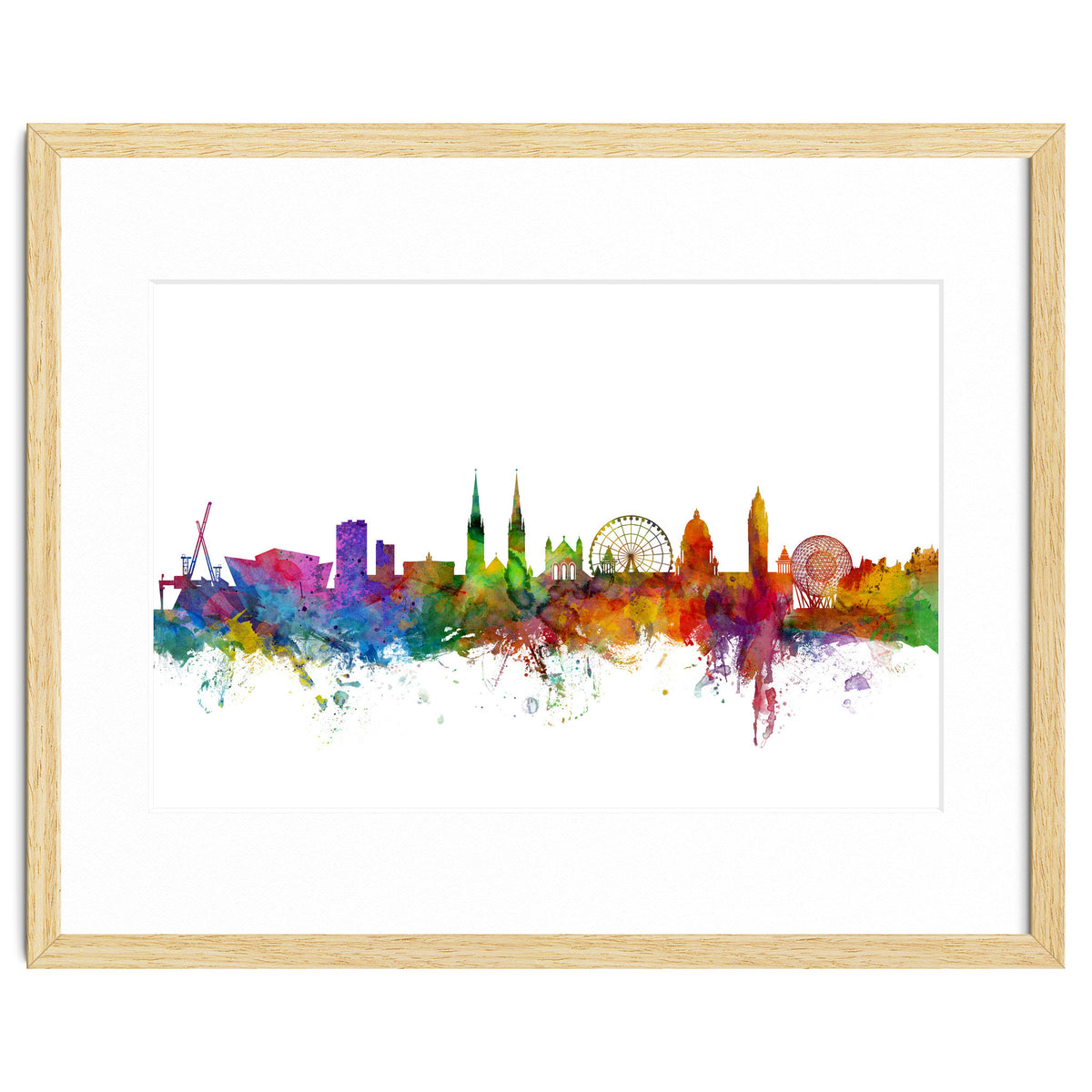 Belfast Northern Ireland Skyline