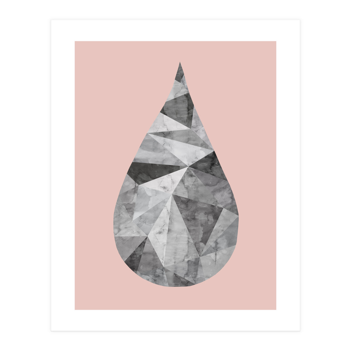 Geometric Rock V (Print Only)