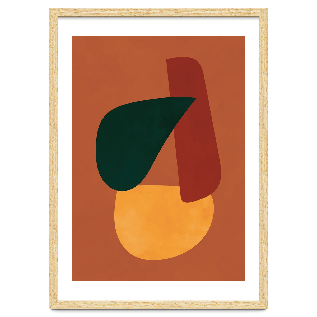 Abstract Shapes Boho Modern Mid Century Modern