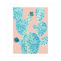 Watercolor of cacti III (Print Only)