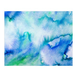 Watercolor turquoise tie-dye (Print Only) thumbnail