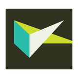Geometric Shapes No. 67 - turquoise & lime (Print Only) thumbnail
