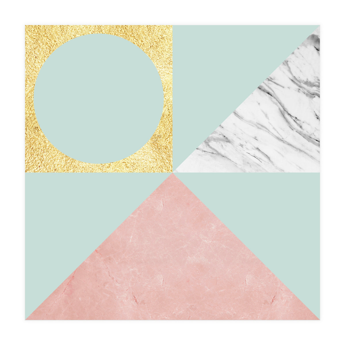 Marble and gold II (Print Only)