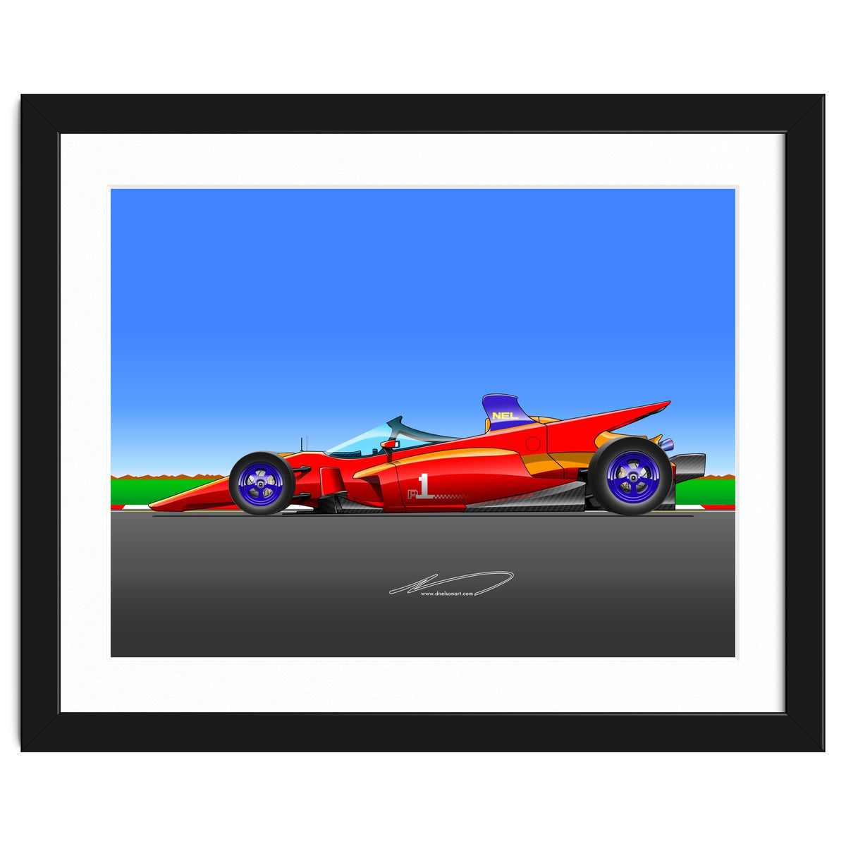 Pole Position Racecar Homage