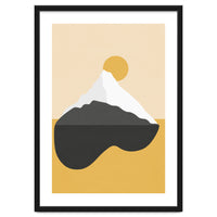 Abstract Mountain - Golden Desert