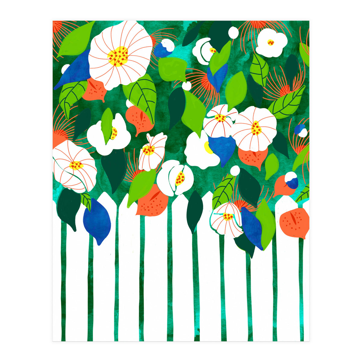 White Picket Fence (Print Only)