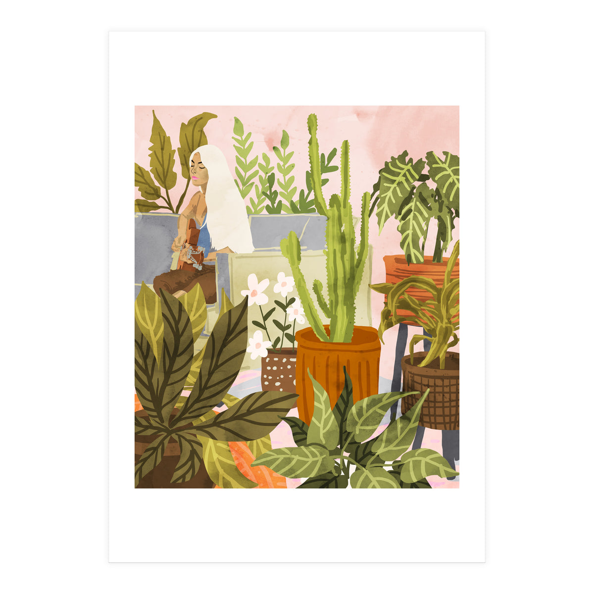 Playing For My Plants (Print Only)