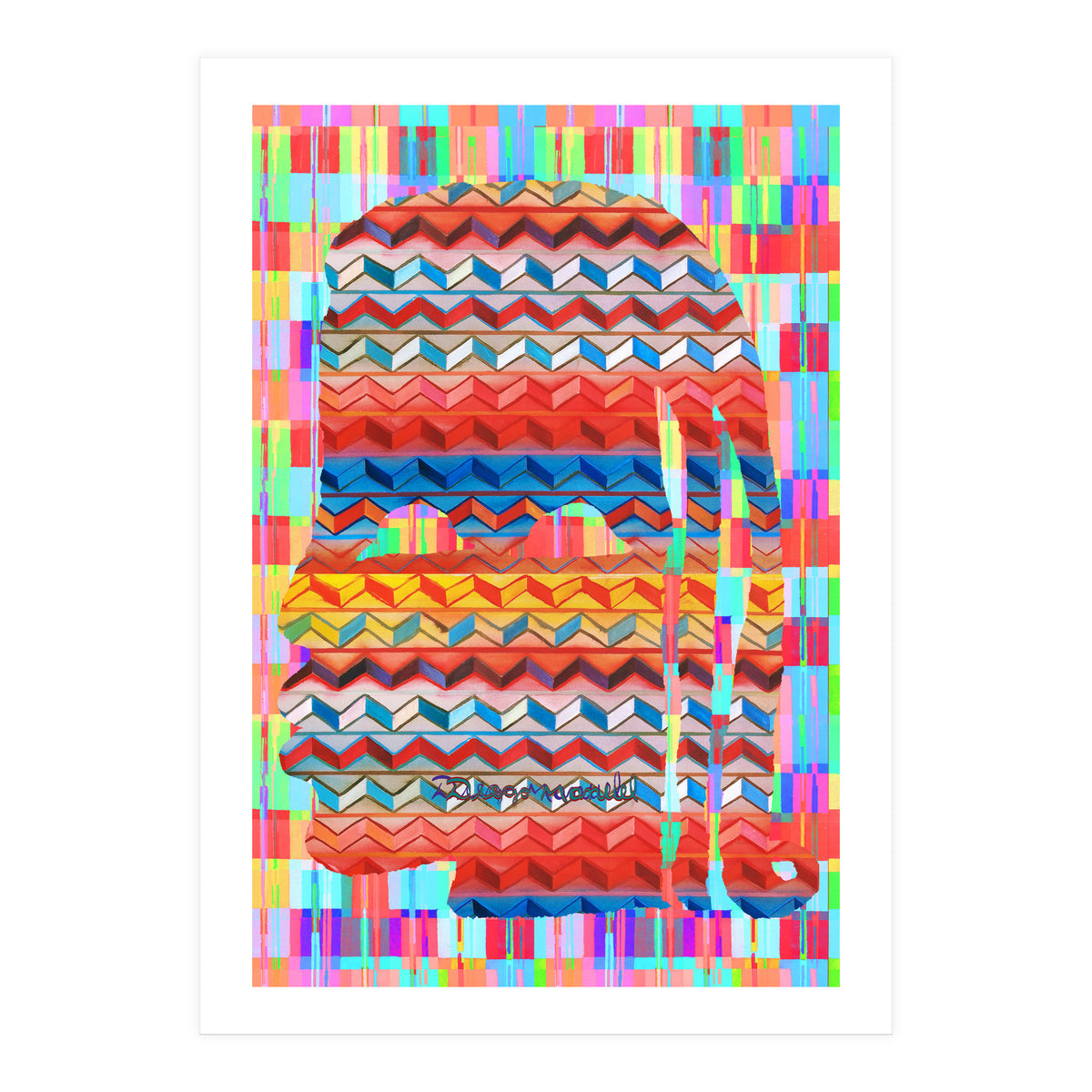 Abstracto Pop Nuevo B Nuevo 16 (Print Only)