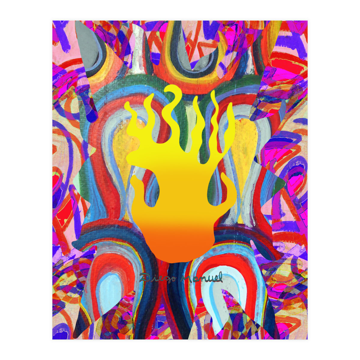 Fuego Y Graffiti 28 (Print Only)