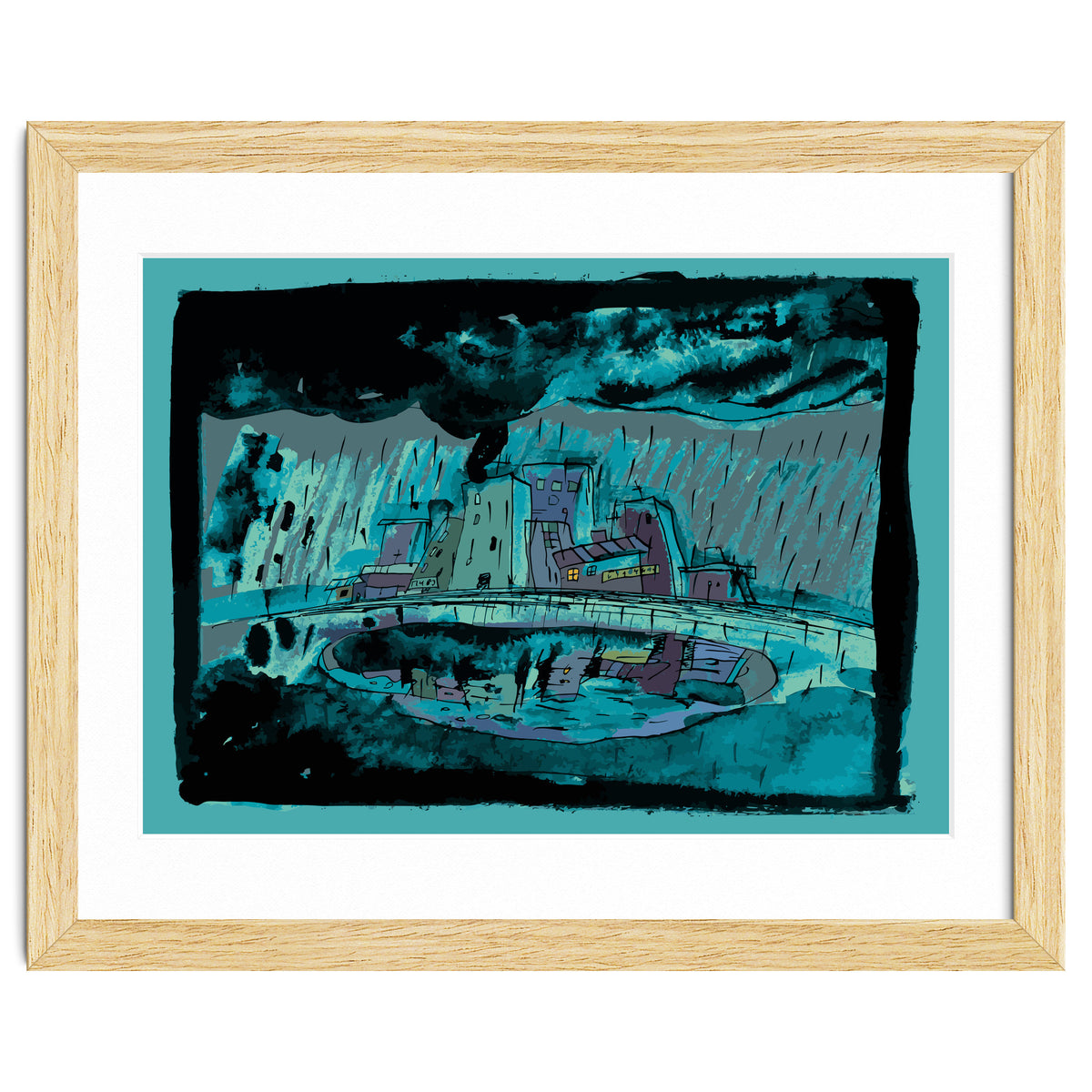 Autumn Rain in the Old City