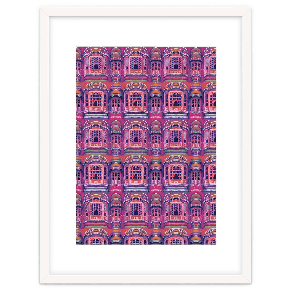 Hawa Mahal (Wind Palace) Retro - India