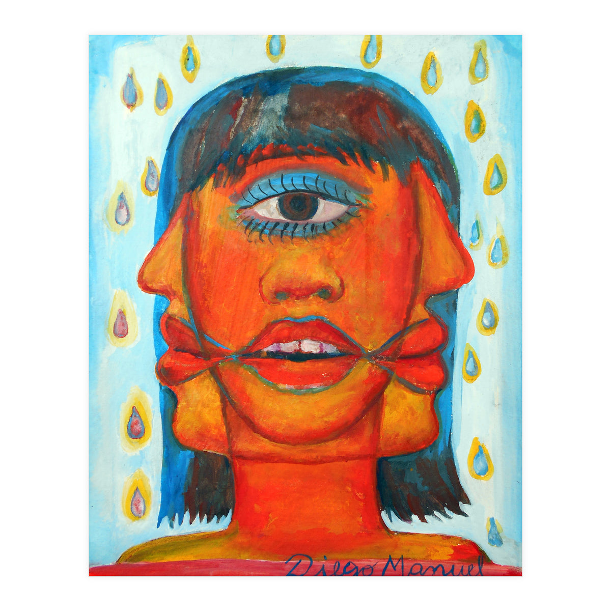 Cabeza De Mujer 4 Nueva (Print Only)