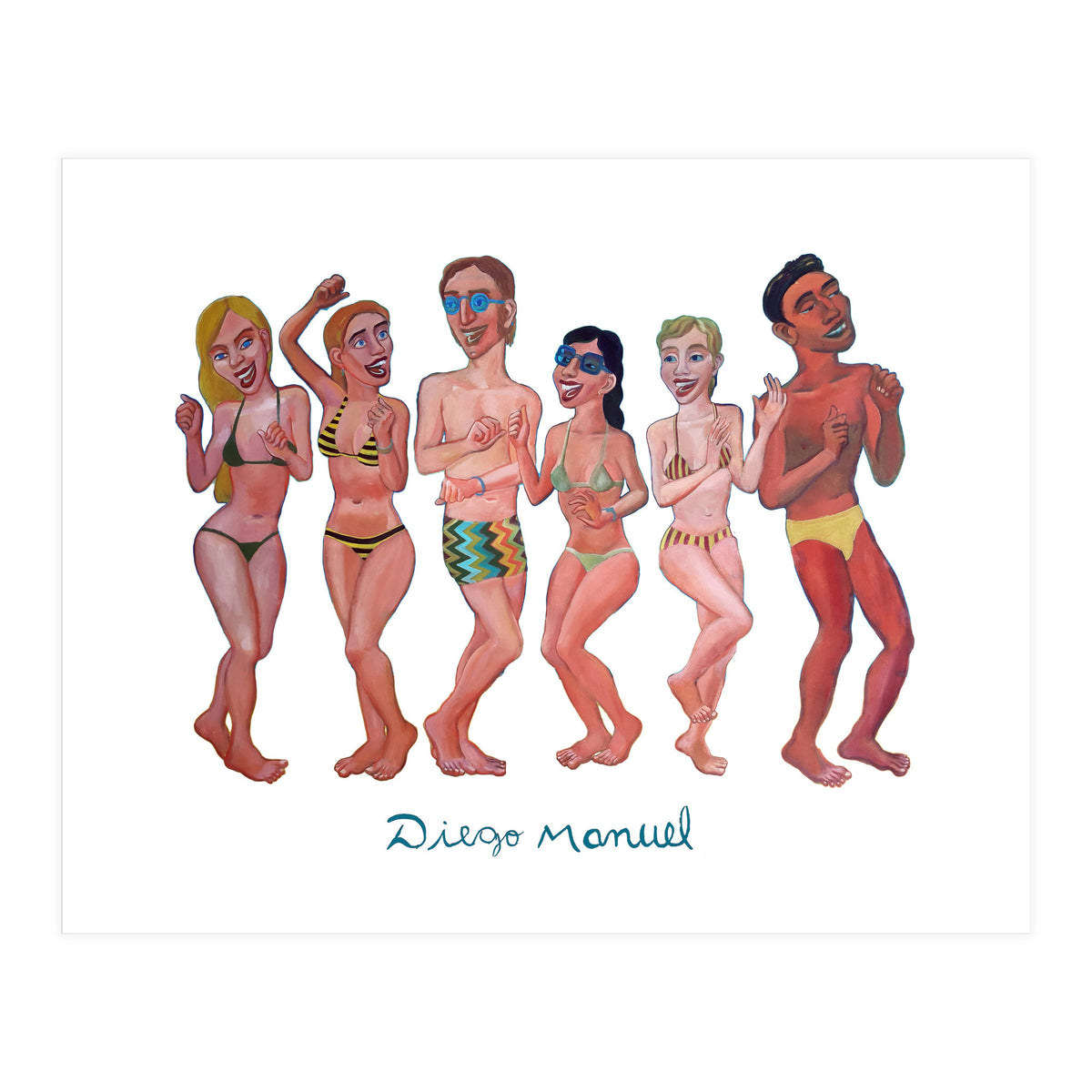 Fiesta En La Playa 6 (Print Only)