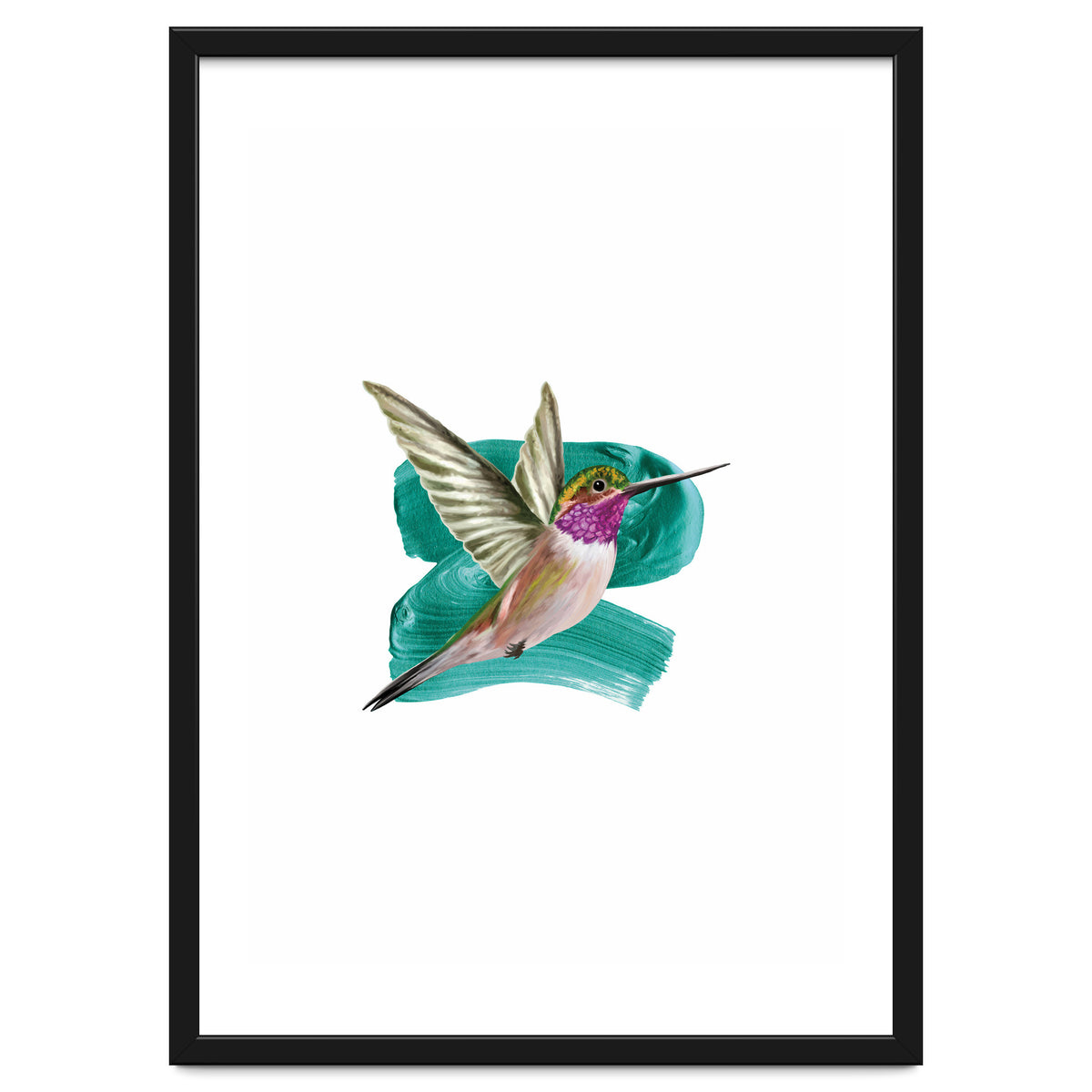 Modern Hummingbird I