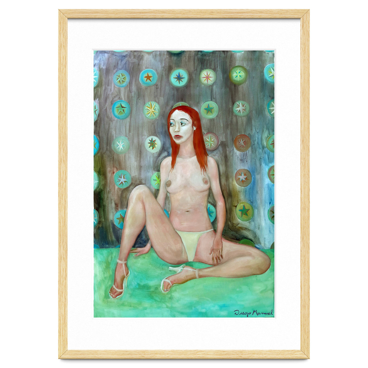 Retrato Con Estrellas