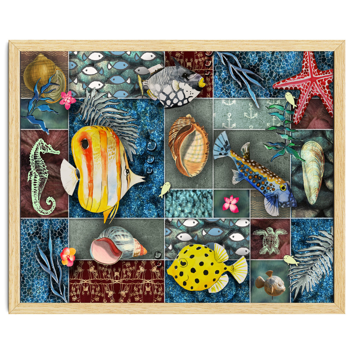 Sea Life Collage