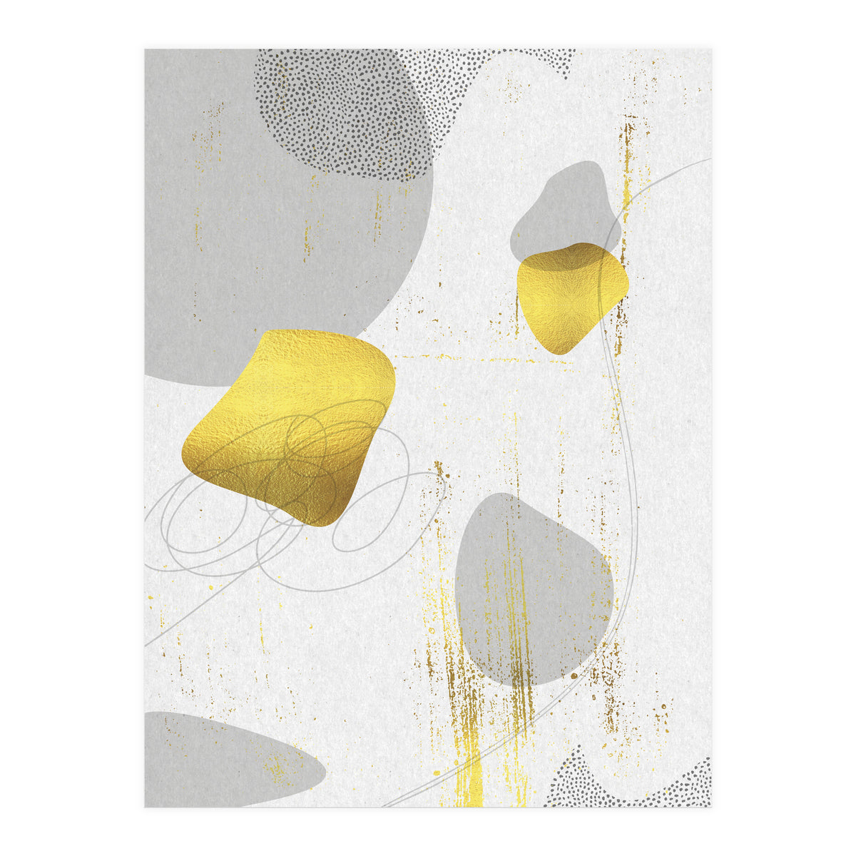 Mid-Century Vintage No. 2 | gold (Print Only)