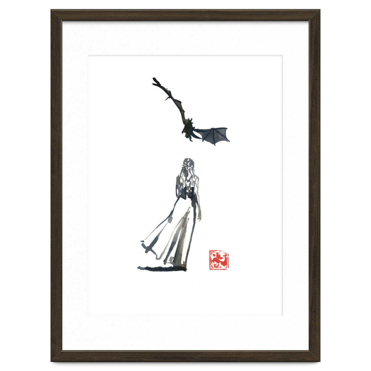 daenerys targaryen and the dragon