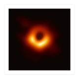 First Image of a Blackhole (Square Version) (Print Only) thumbnail