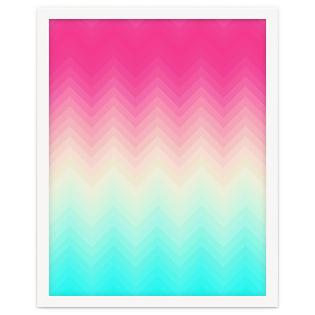Chevron pink and blue