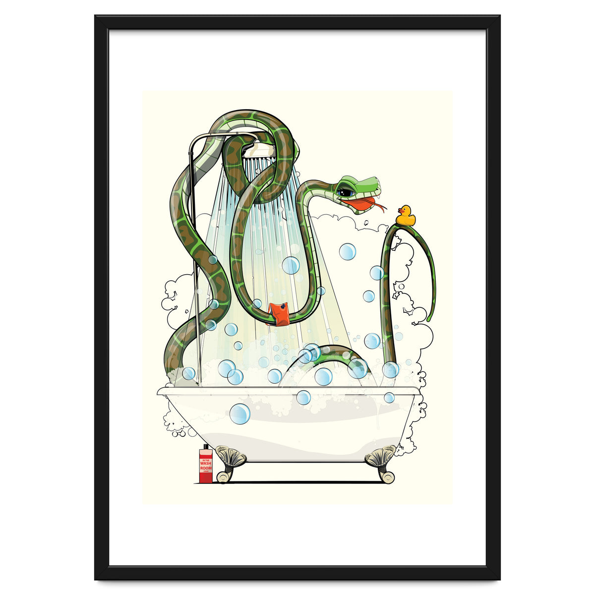 Snake in the Bath, Funny Bathroom Humour