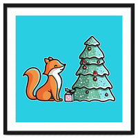 Cute Fox Christmas Tree